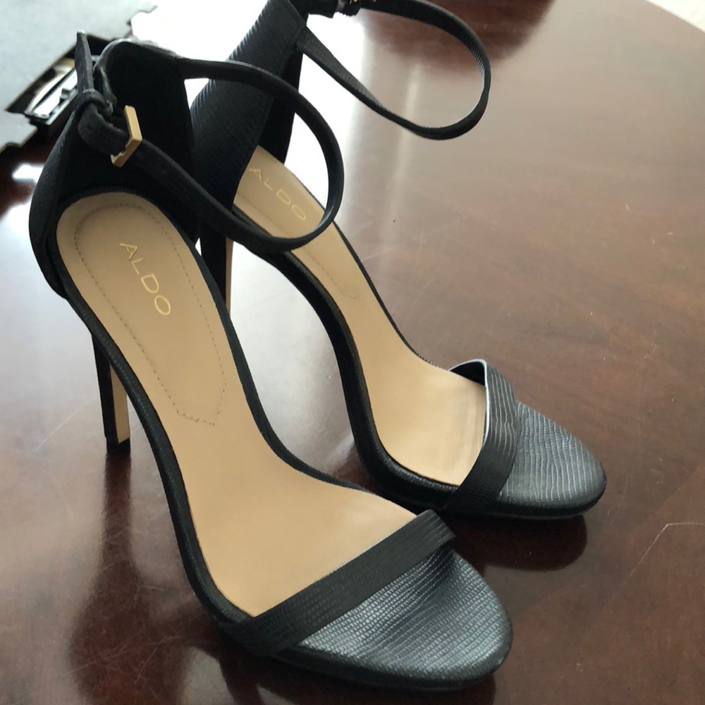Black Stiletto Aldo Heels